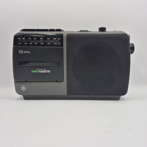 GE Automatic Stop AM/FM Radio Cassette Player Stereo Model 3-5264A Tested